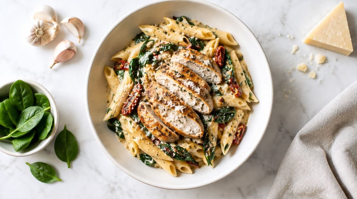 Creamy Tuscan Chicken Pasta